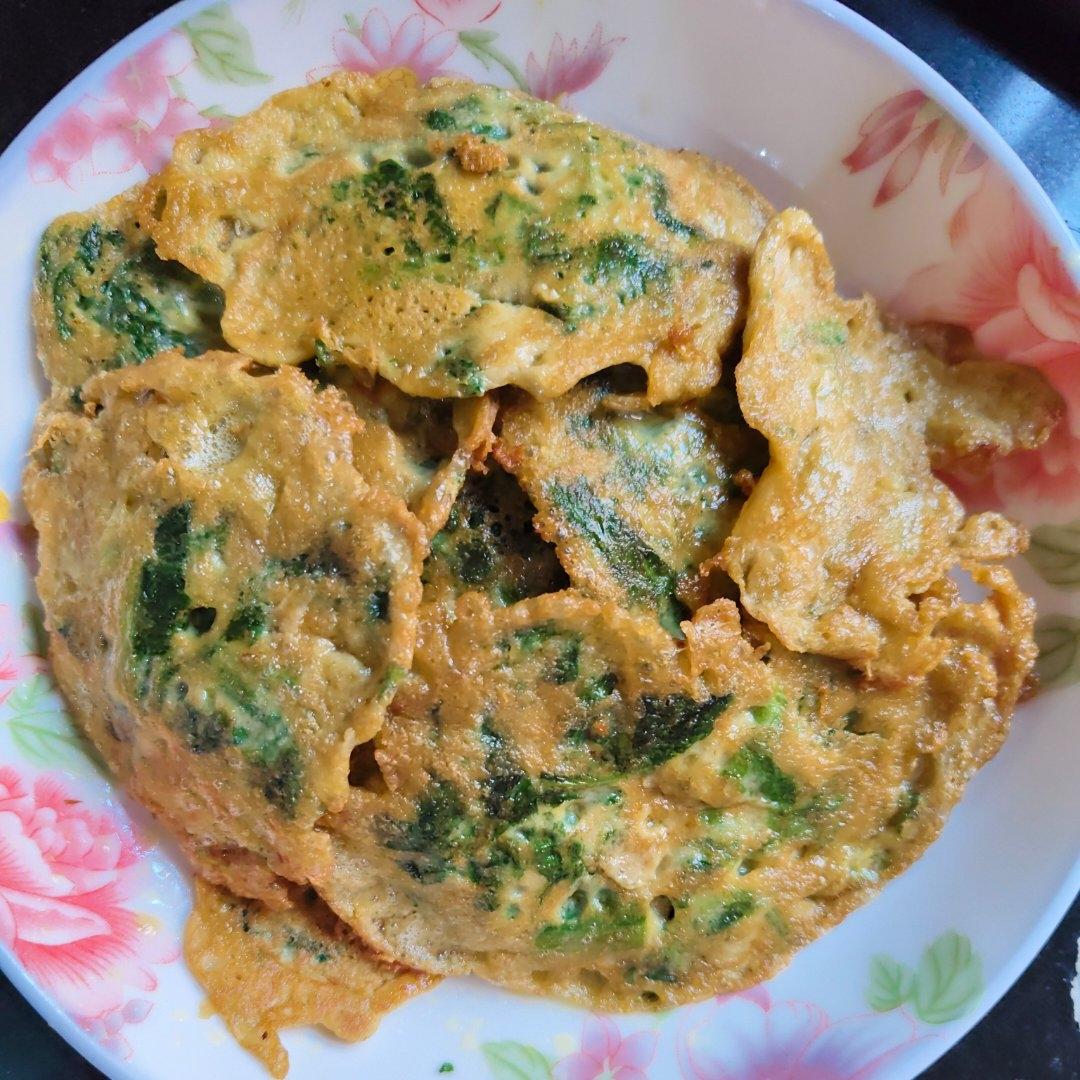 你不一定吃过的莴笋叶鸡蛋饼，快手早餐10分钟上桌