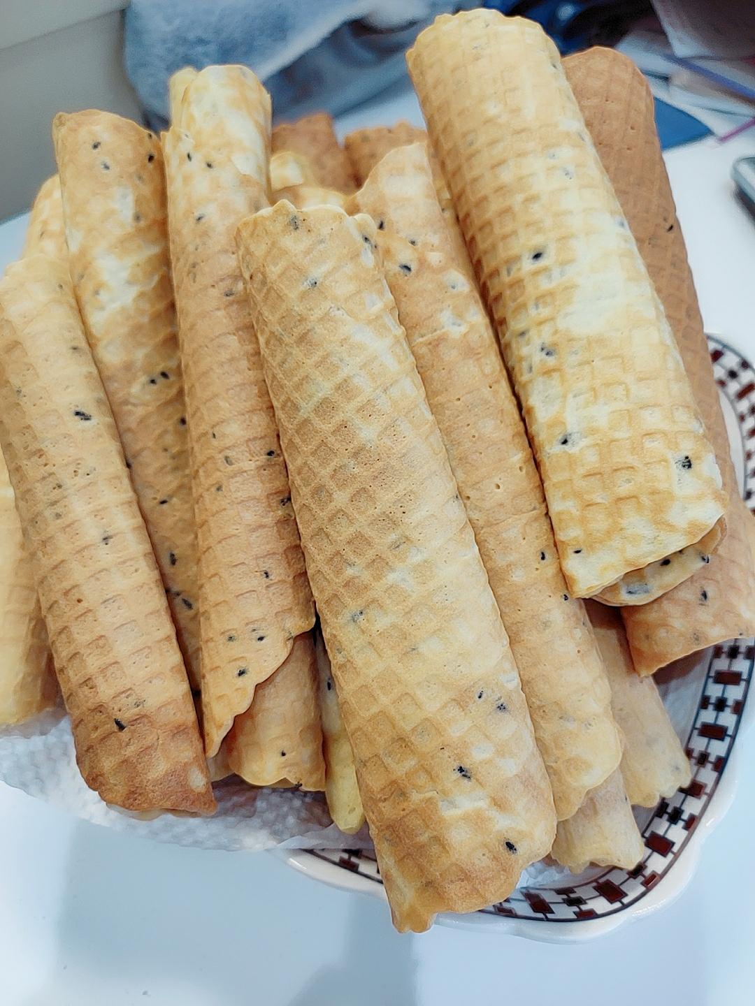 特酥脆的鸡蛋卷