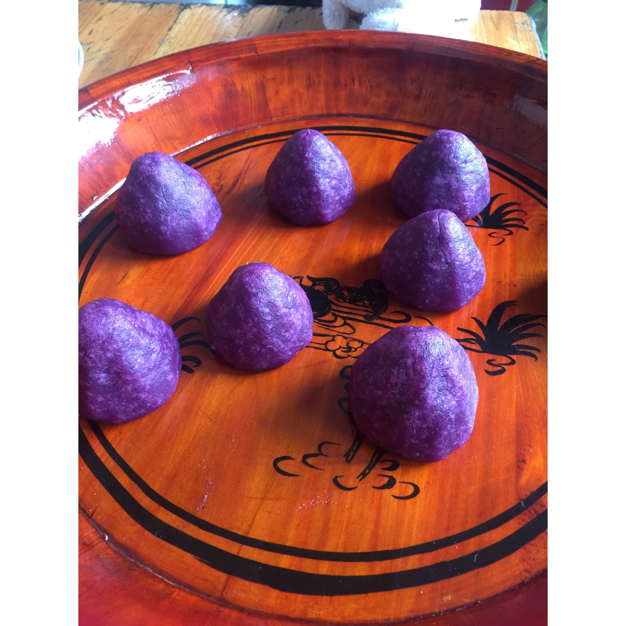 紫薯小窝头