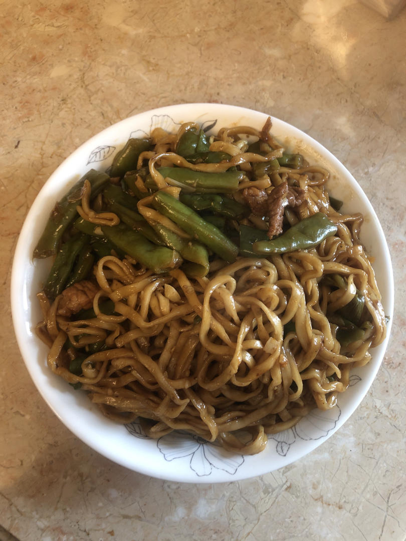 豆角焖个面