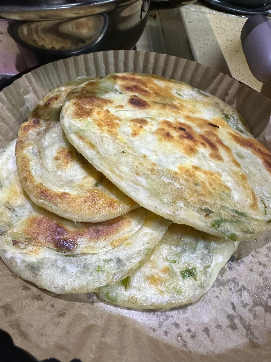 葱油饼家庭版（外酥里嫩）