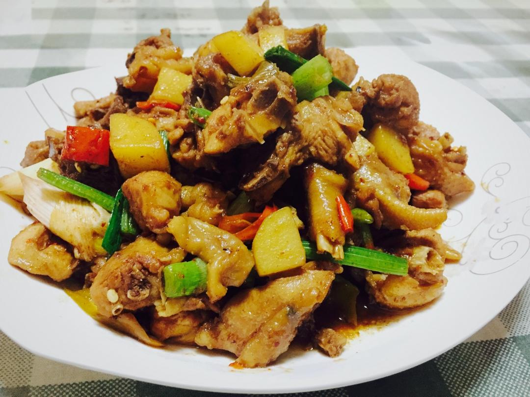 新疆大盘鸡做法附带配方