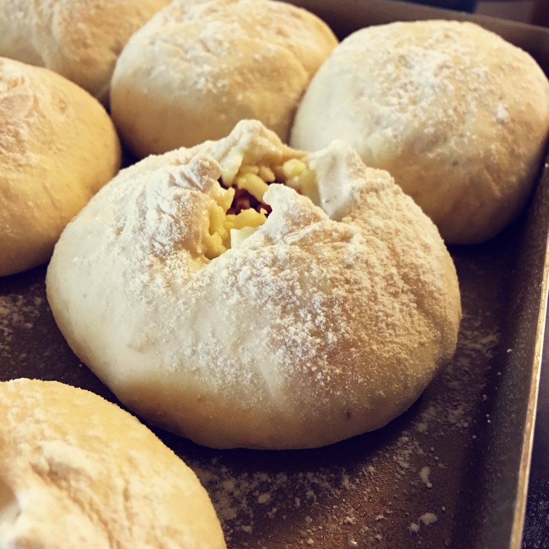 全麦芝士熔岩面包