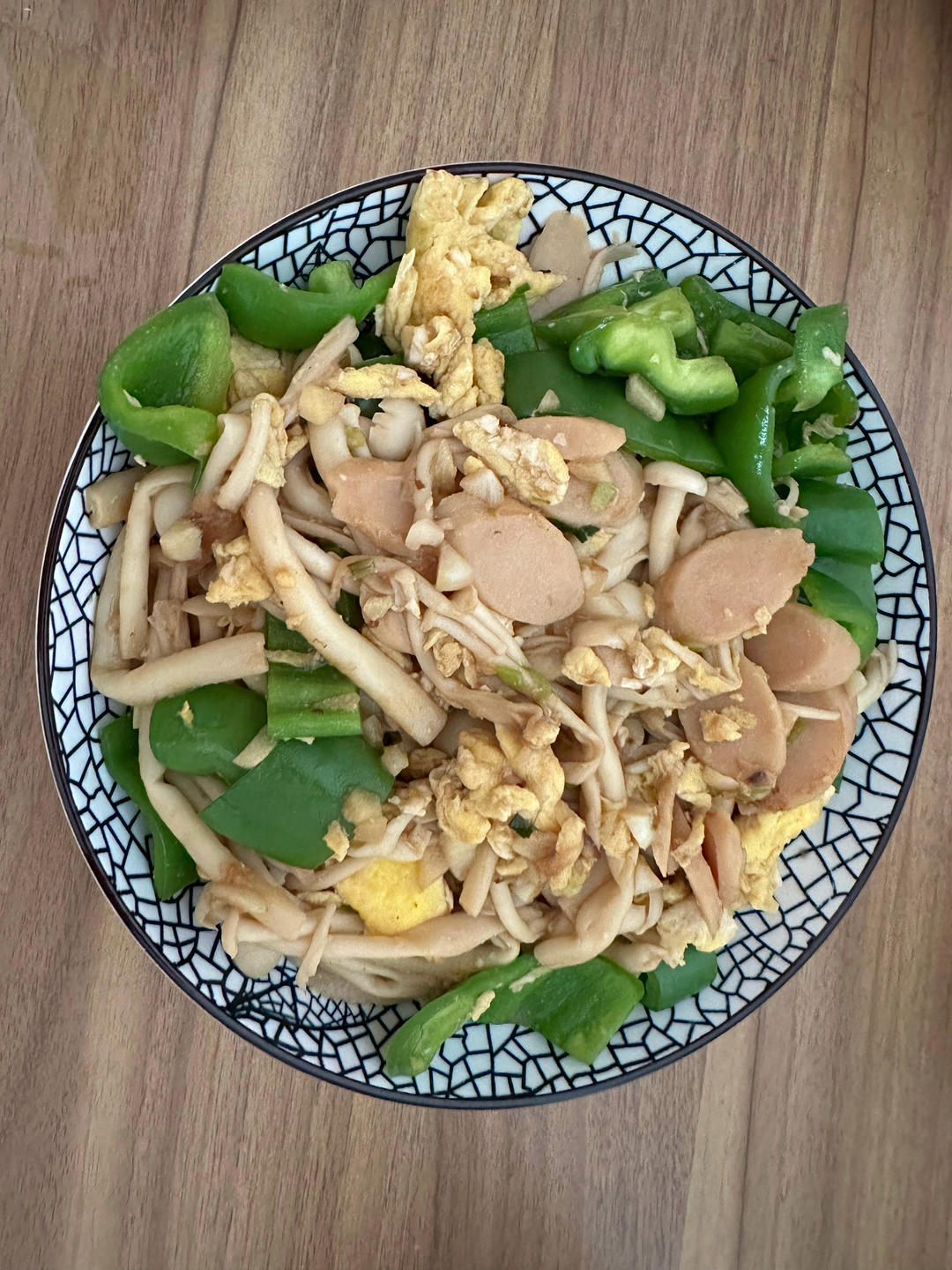 白玉菇炒火腿
