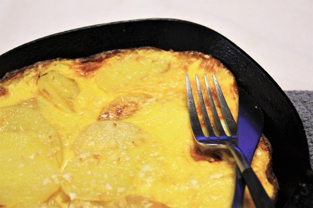 西班牙风味煎蛋卷(omelette)