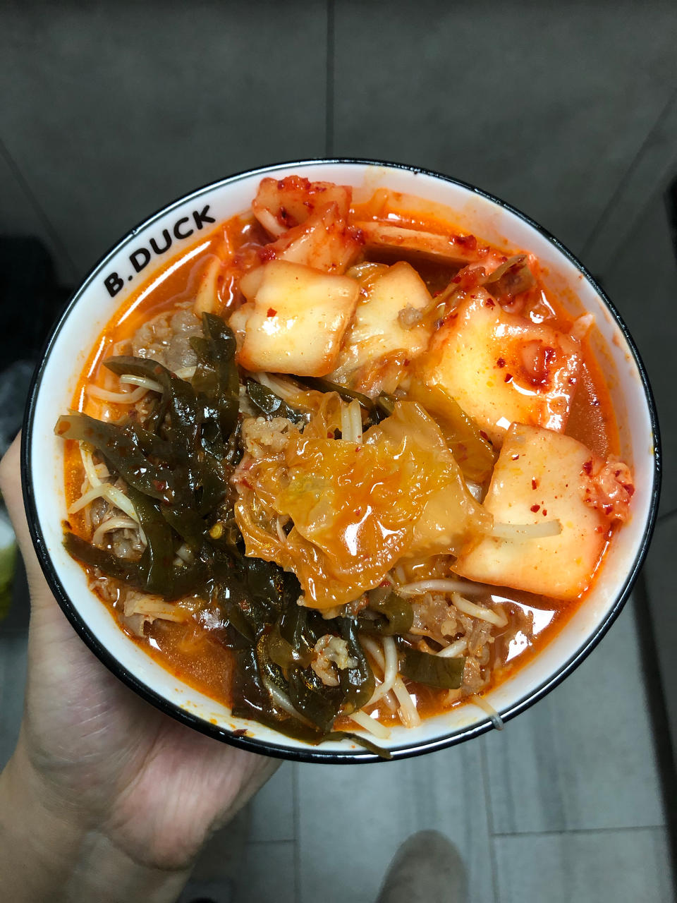 泡菜肥牛汤饭