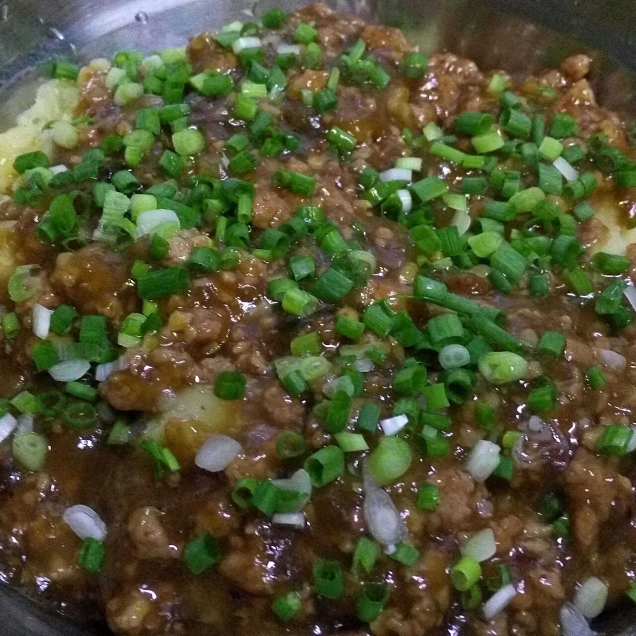 浇汁土豆泥