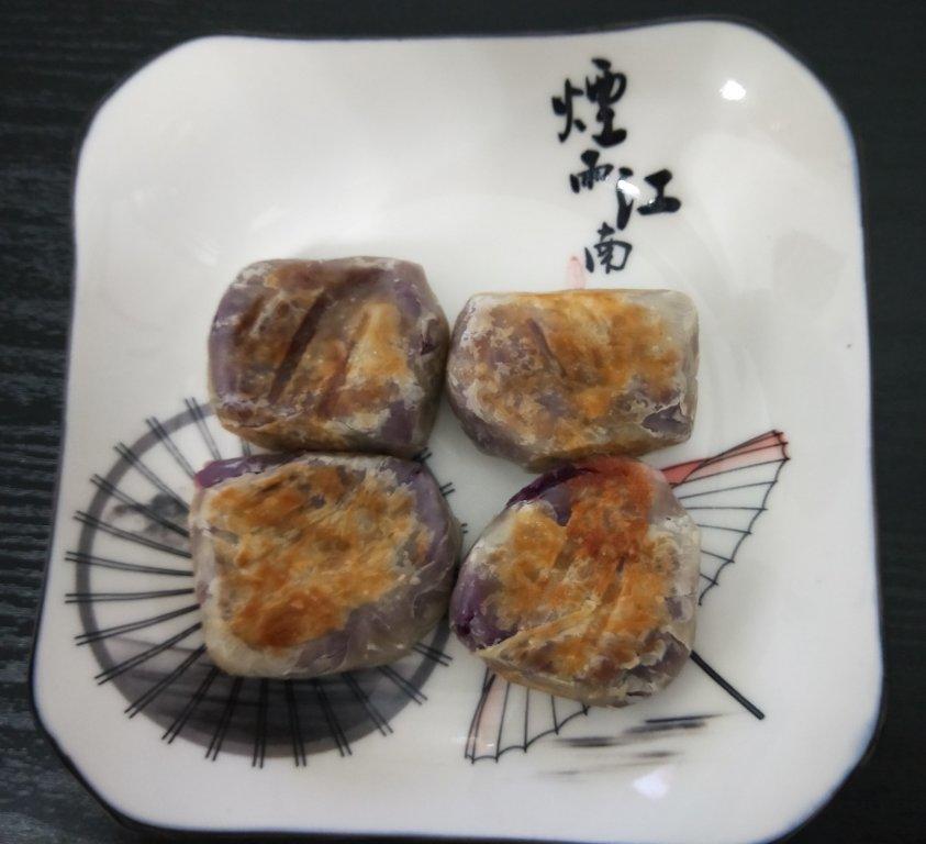 手抓饼版~紫薯仙糕