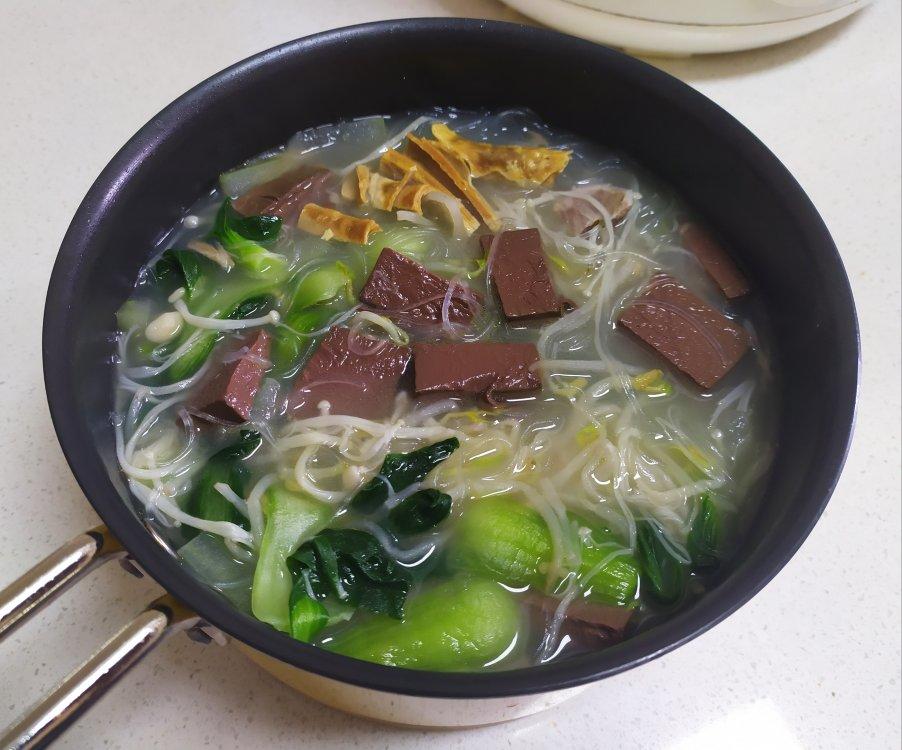 鸭血粉丝汤（简易版）