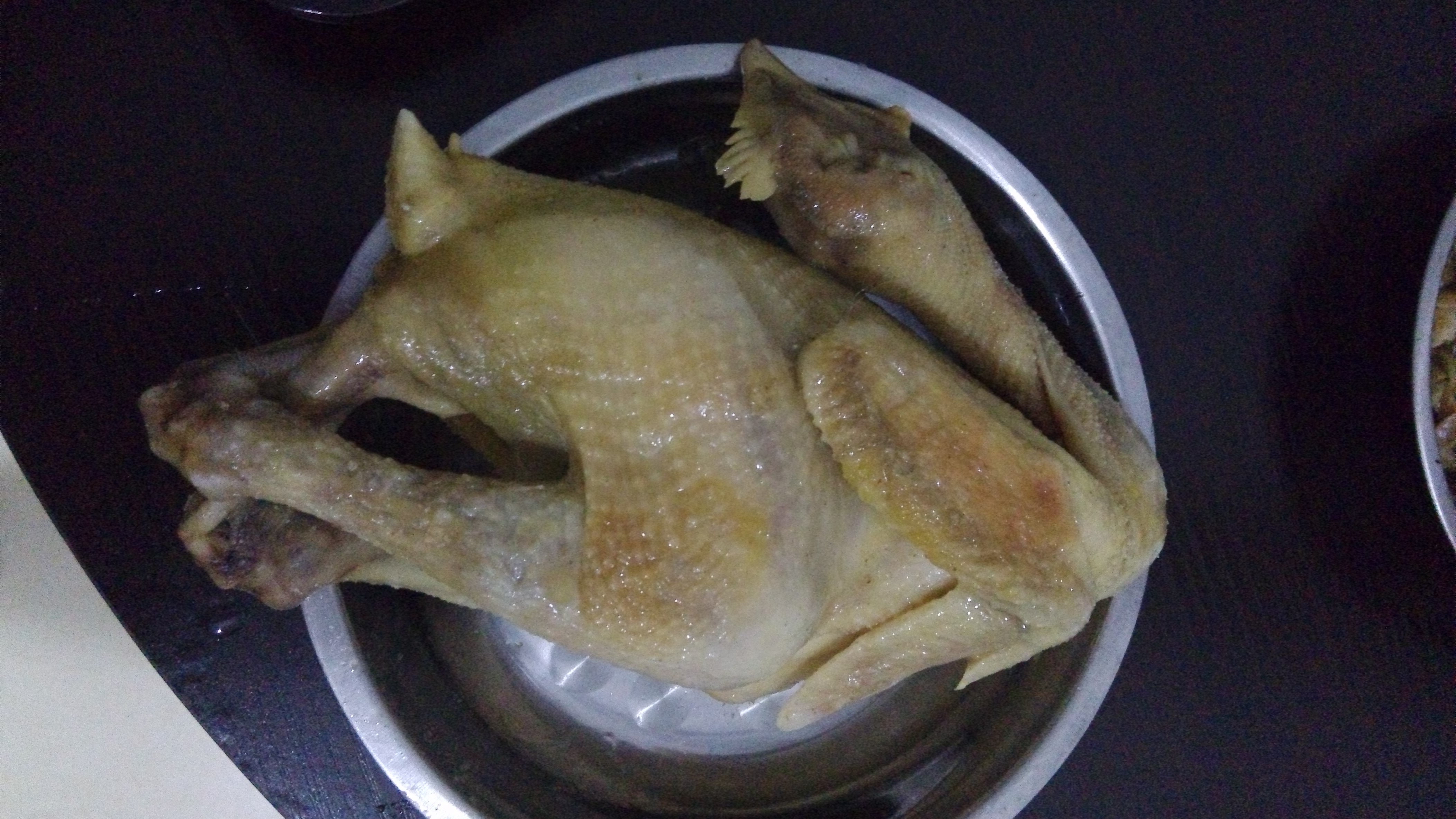 铸铁锅烤箱盐焗鸡