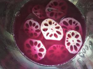 胭脂藕—漂亮颜色泡出来的做法 步骤16