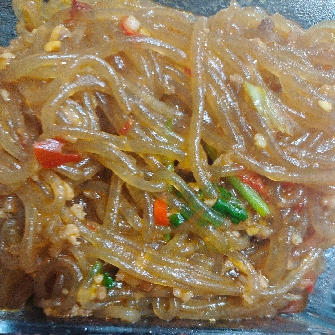 蚂蚁上树——肉沫粉条