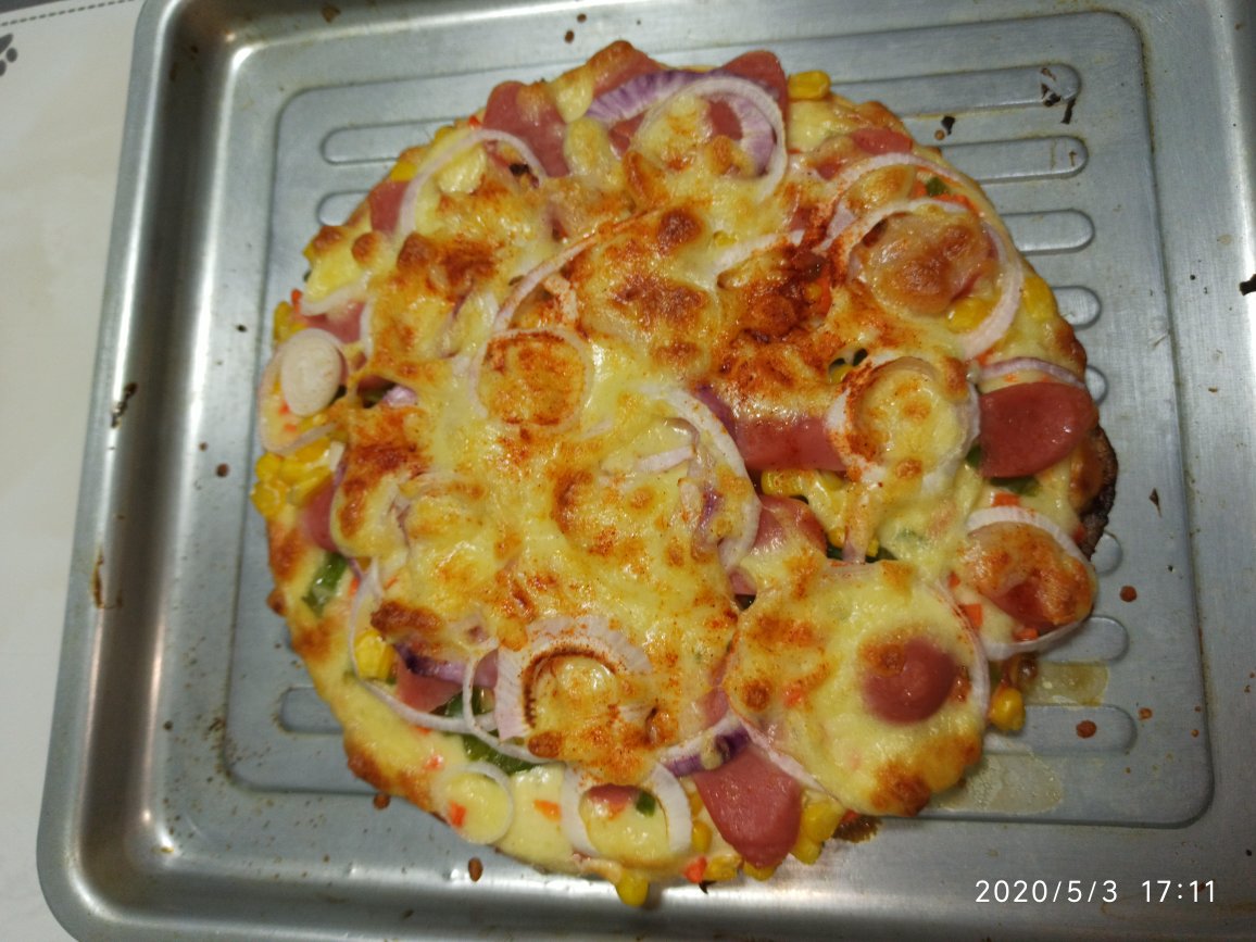 美味披萨（家庭版➕饼胚制作过程 九寸）