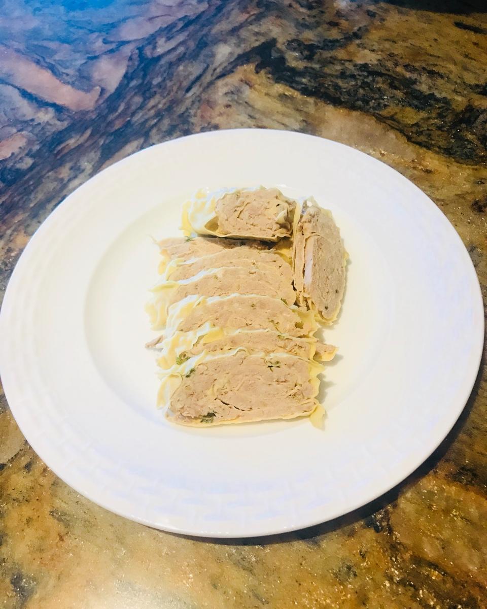 干豆腐蒸肉卷