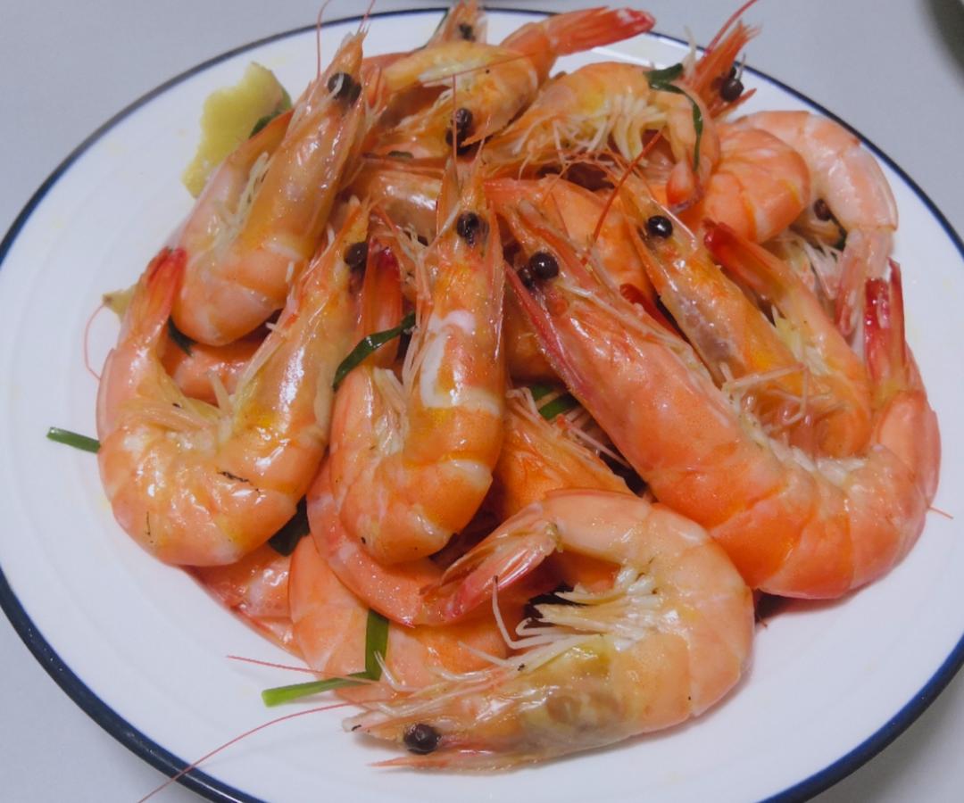 无水白灼虾的做法