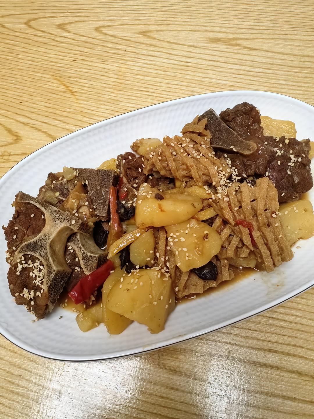 软烂香辣牛脊骨‼️无需加油电饭锅版