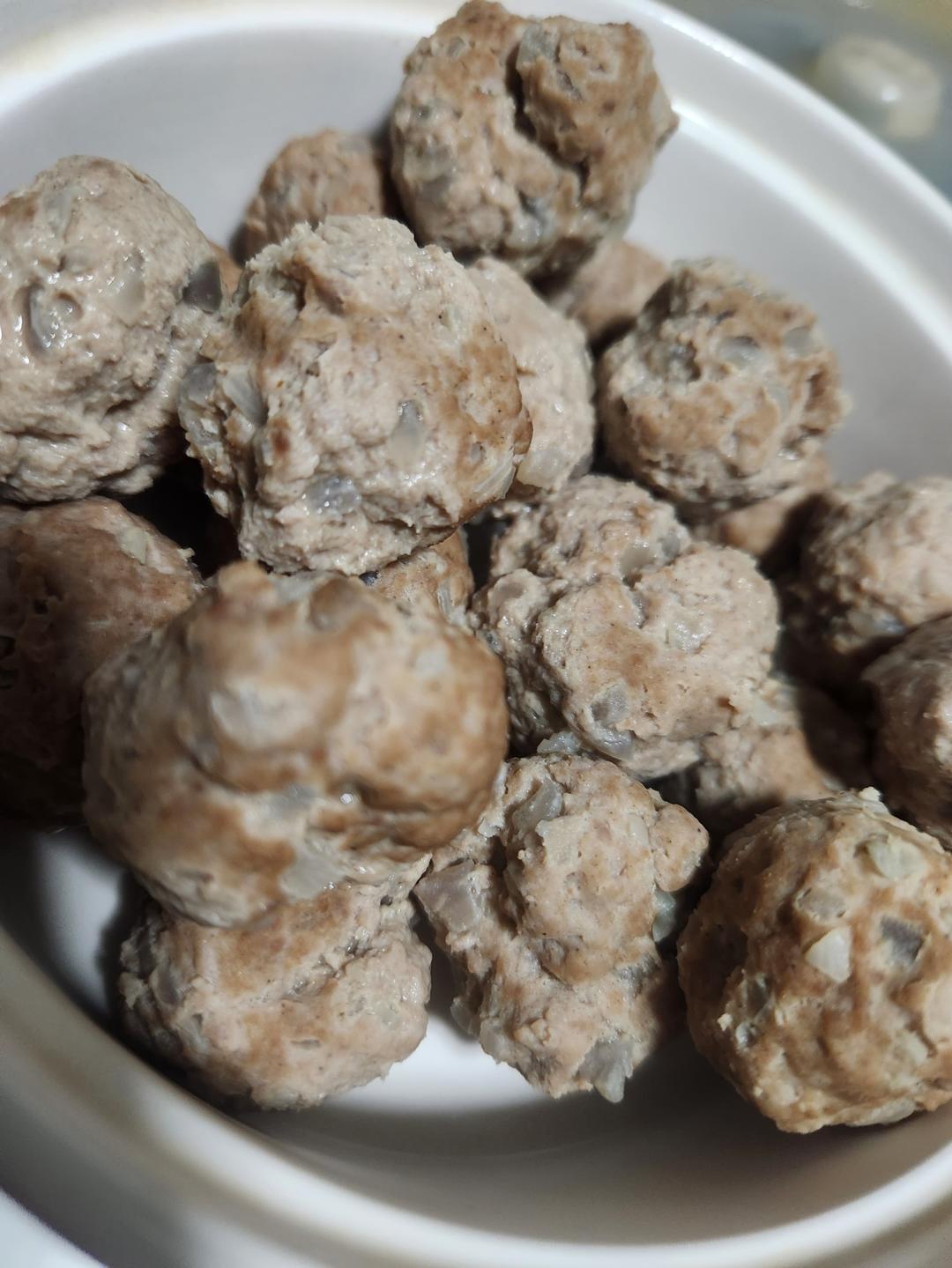 家常版牛肉丸子汤