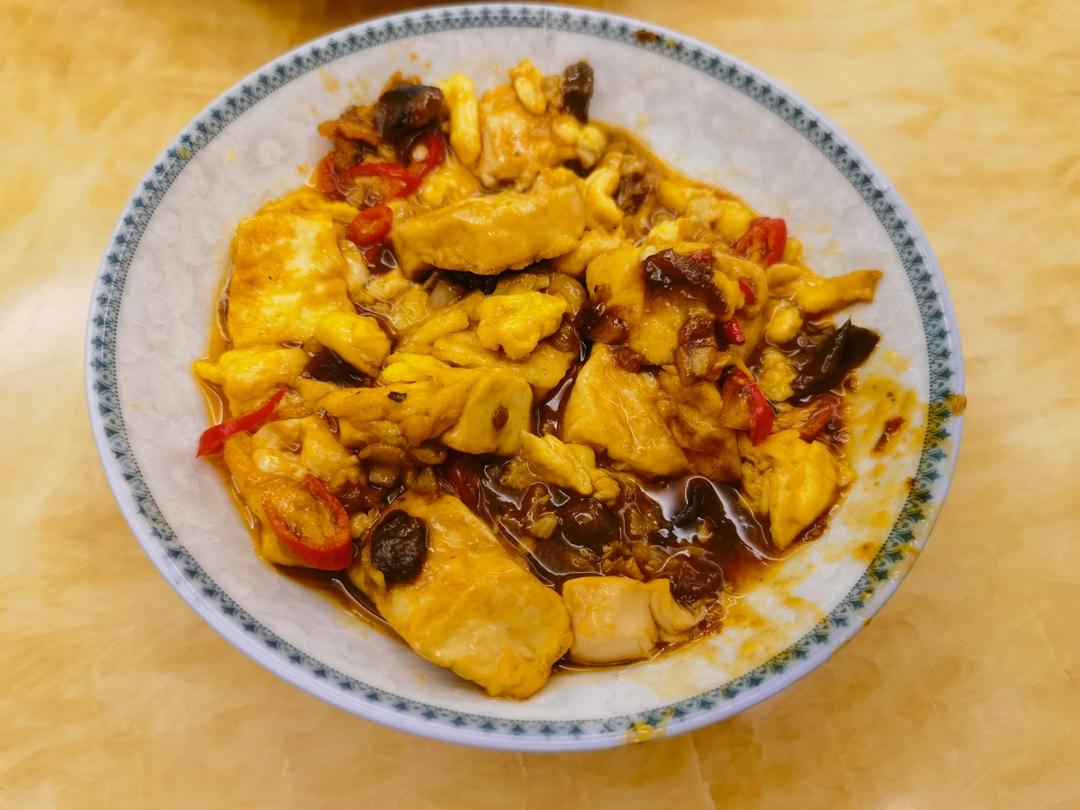 炒豆腐别直接下锅！加这1步嫩豆腐不碎不粘锅！