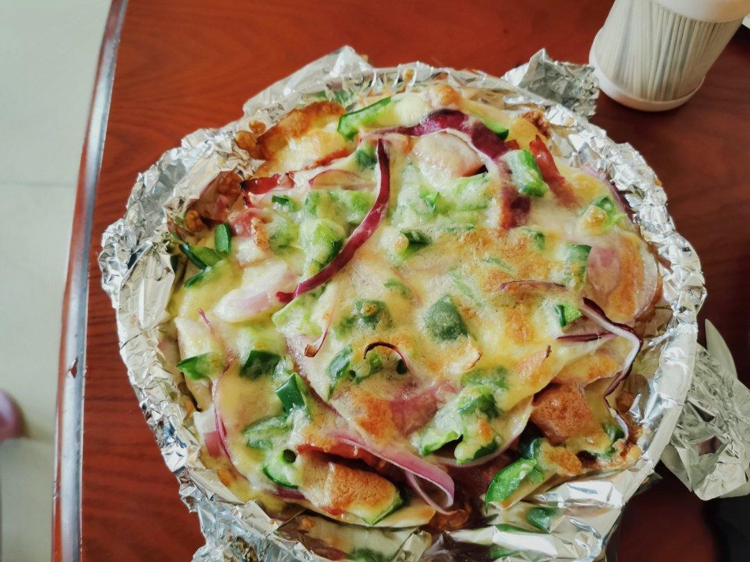 培根火腿披萨