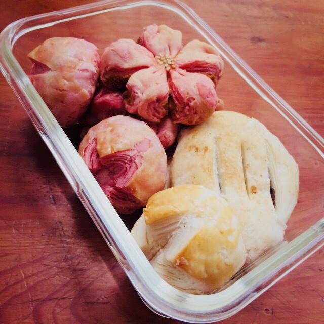 花开富贵之四种口味的椰蓉开口酥