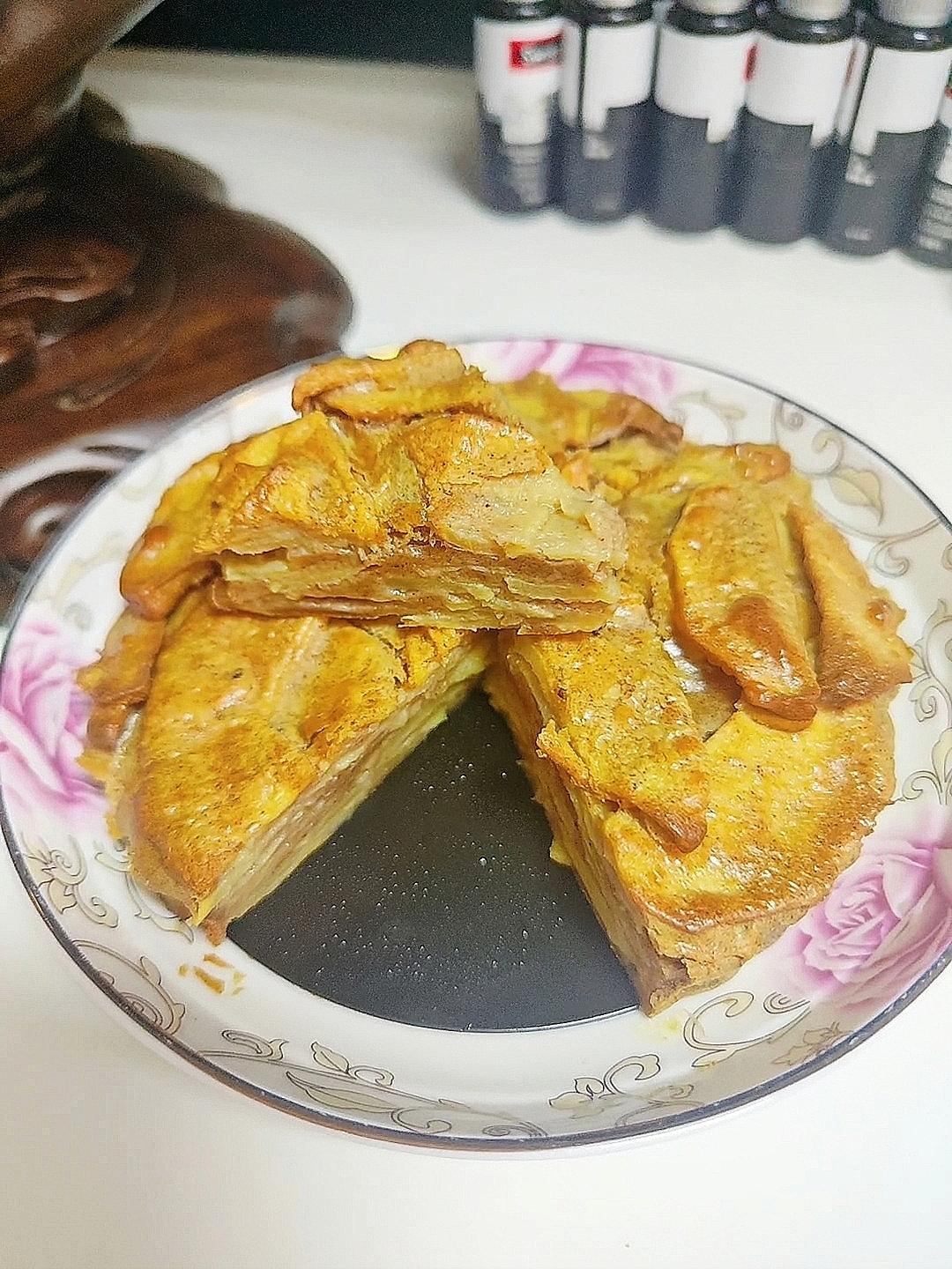 肉桂苹果隐形蛋糕