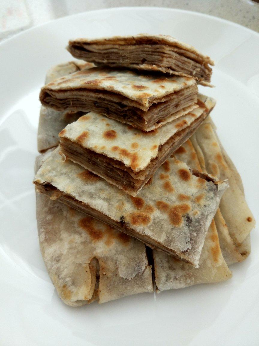 老赵有点肥做的麻酱红糖饼