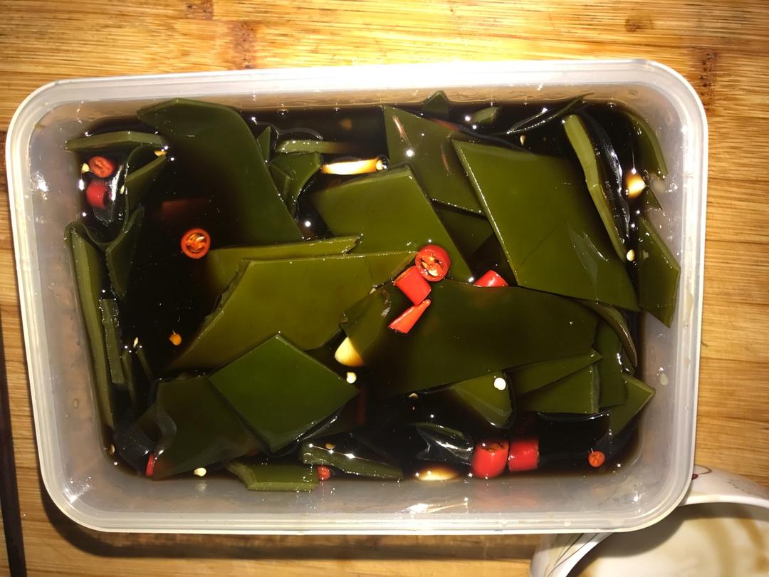 简单美味的酸辣海带块