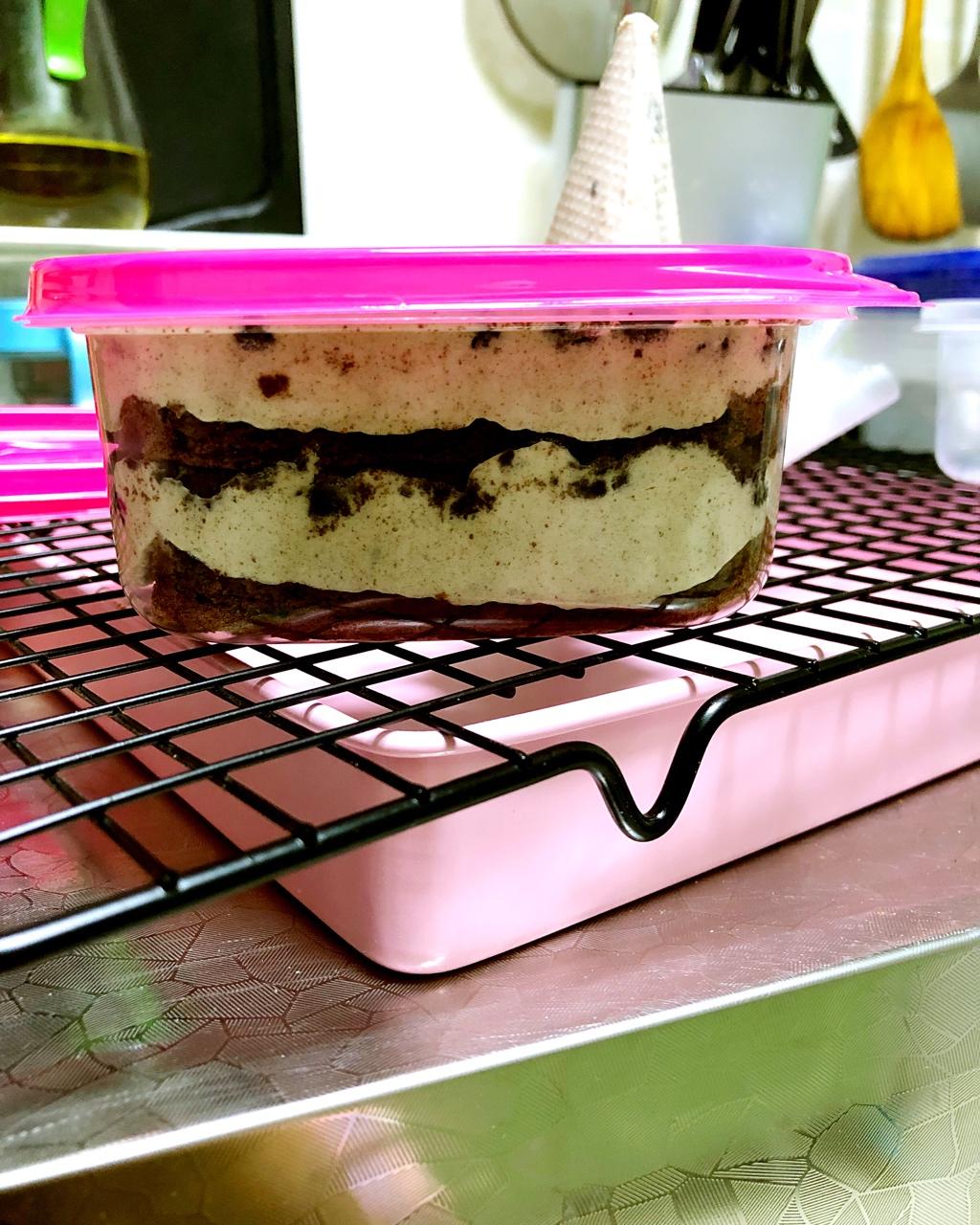 低糖不腻的奥利奥咸奶油蛋糕盒子