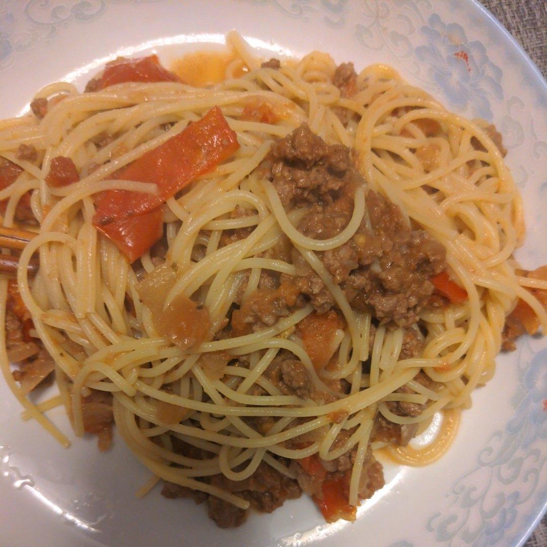 番茄肉酱意面