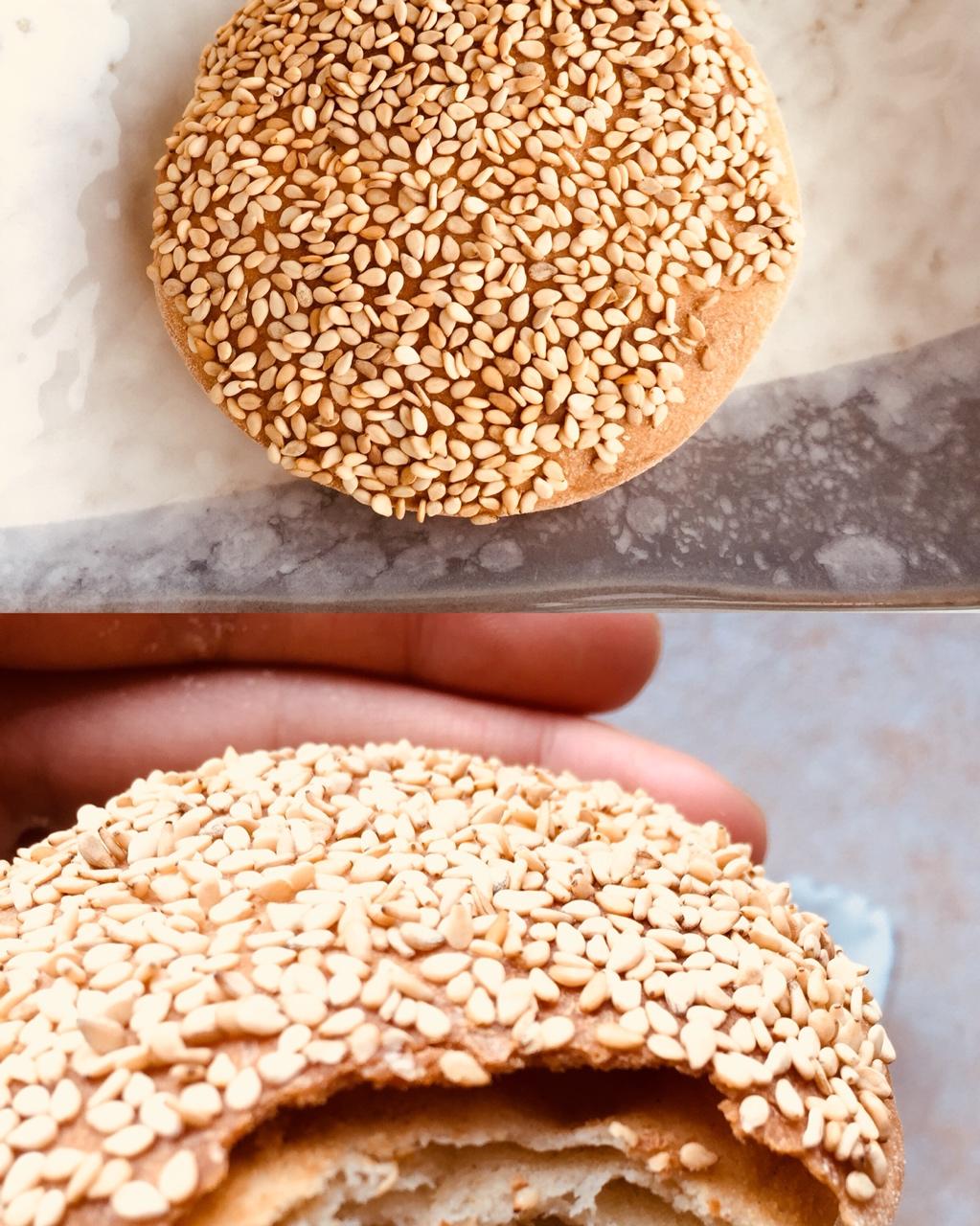 烤箱版麻酱烧饼