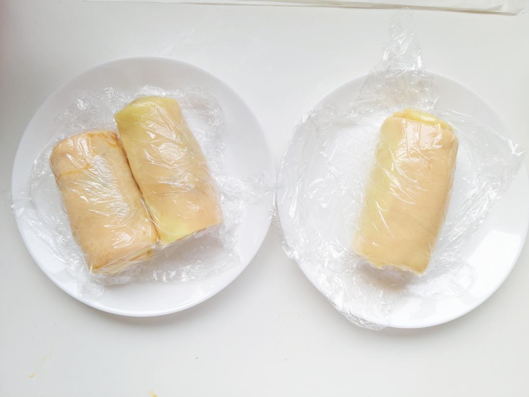 红薯毛巾卷（Towel roll crepe cake with Sweet potato）的做法 步骤22