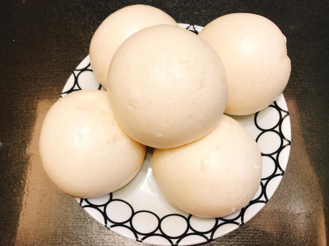 老面戗面白馒头