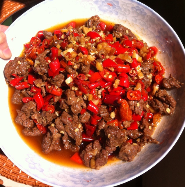 小炒牛肉