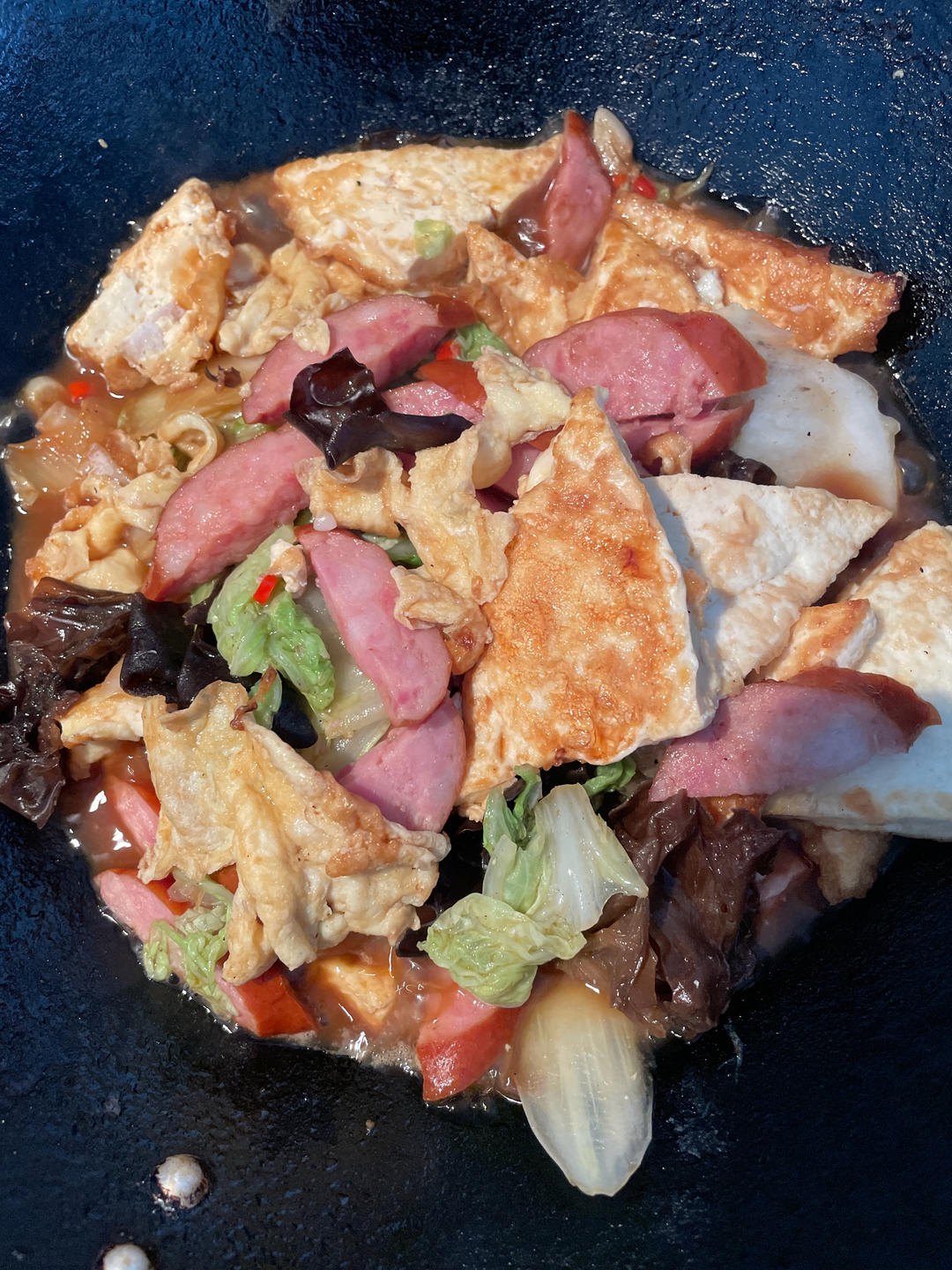 减脂餐｜白菜豆腐煲
