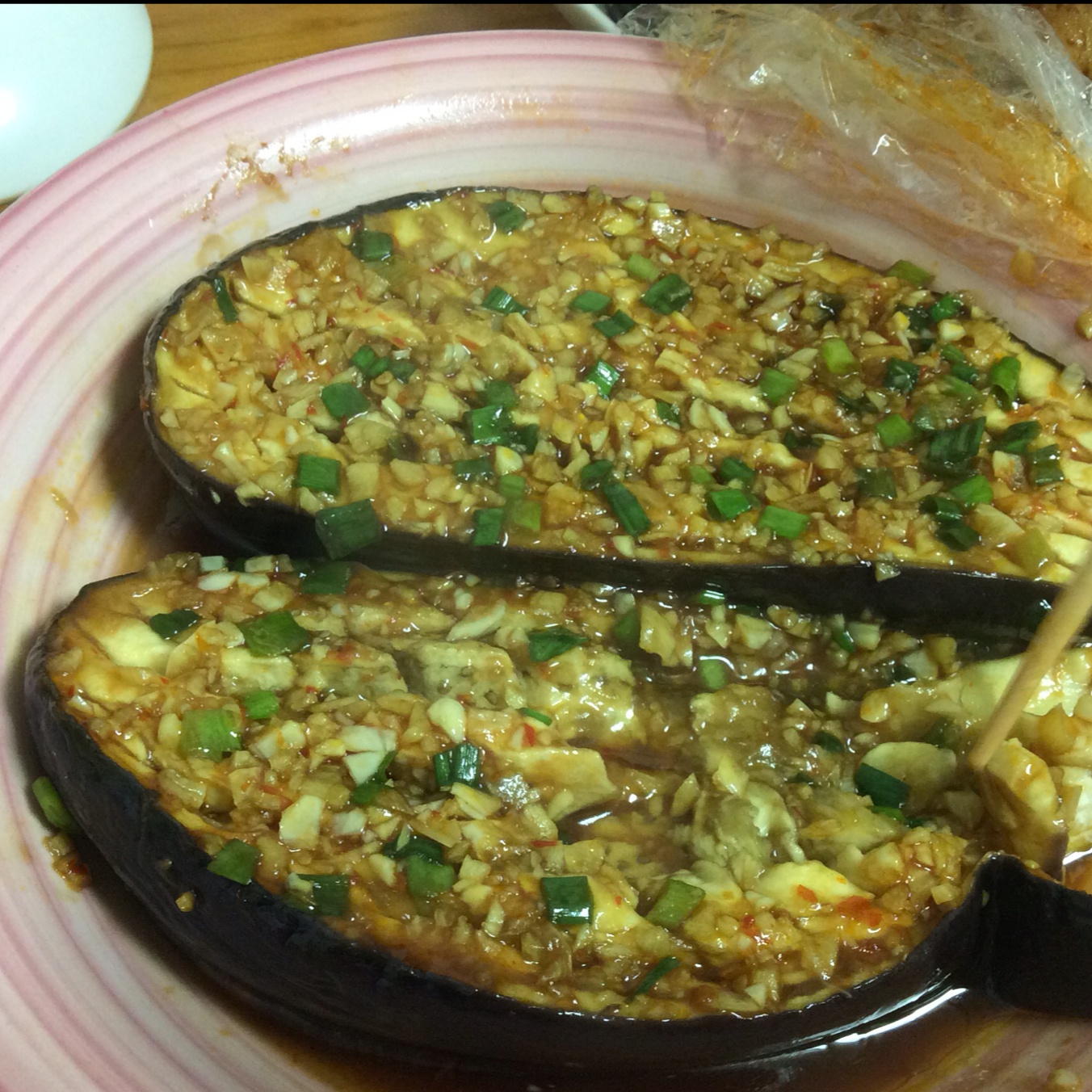 蒜蓉烤茄子