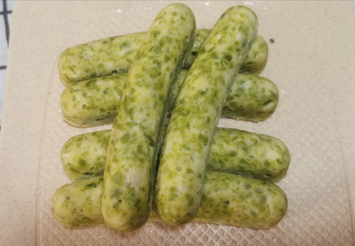 辅食—豌豆鸡肉肠