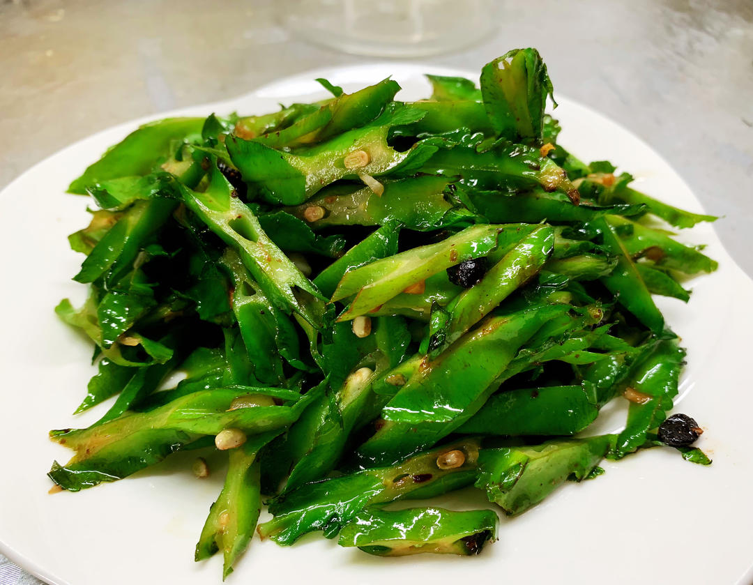 清炒四角豆