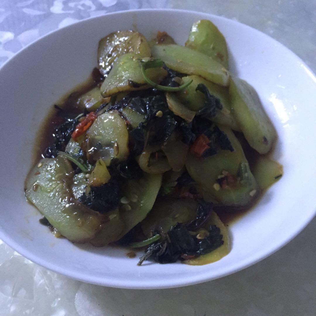 紫苏煎黄瓜