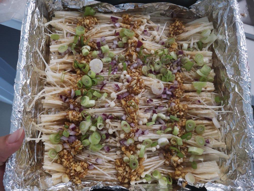 蒜蓉烤金针菇（烤箱版）
