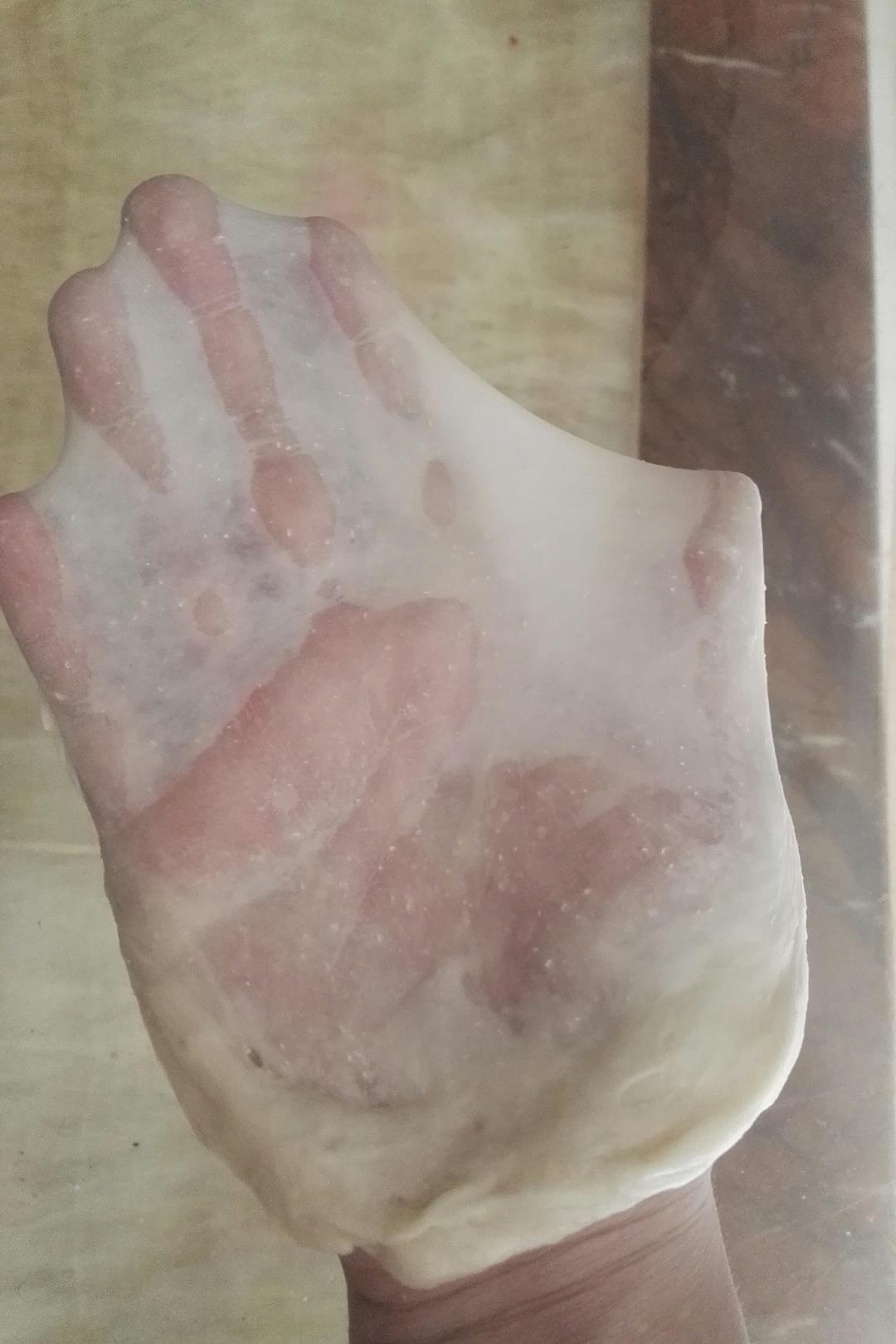 夏天面包机如何揉手套膜