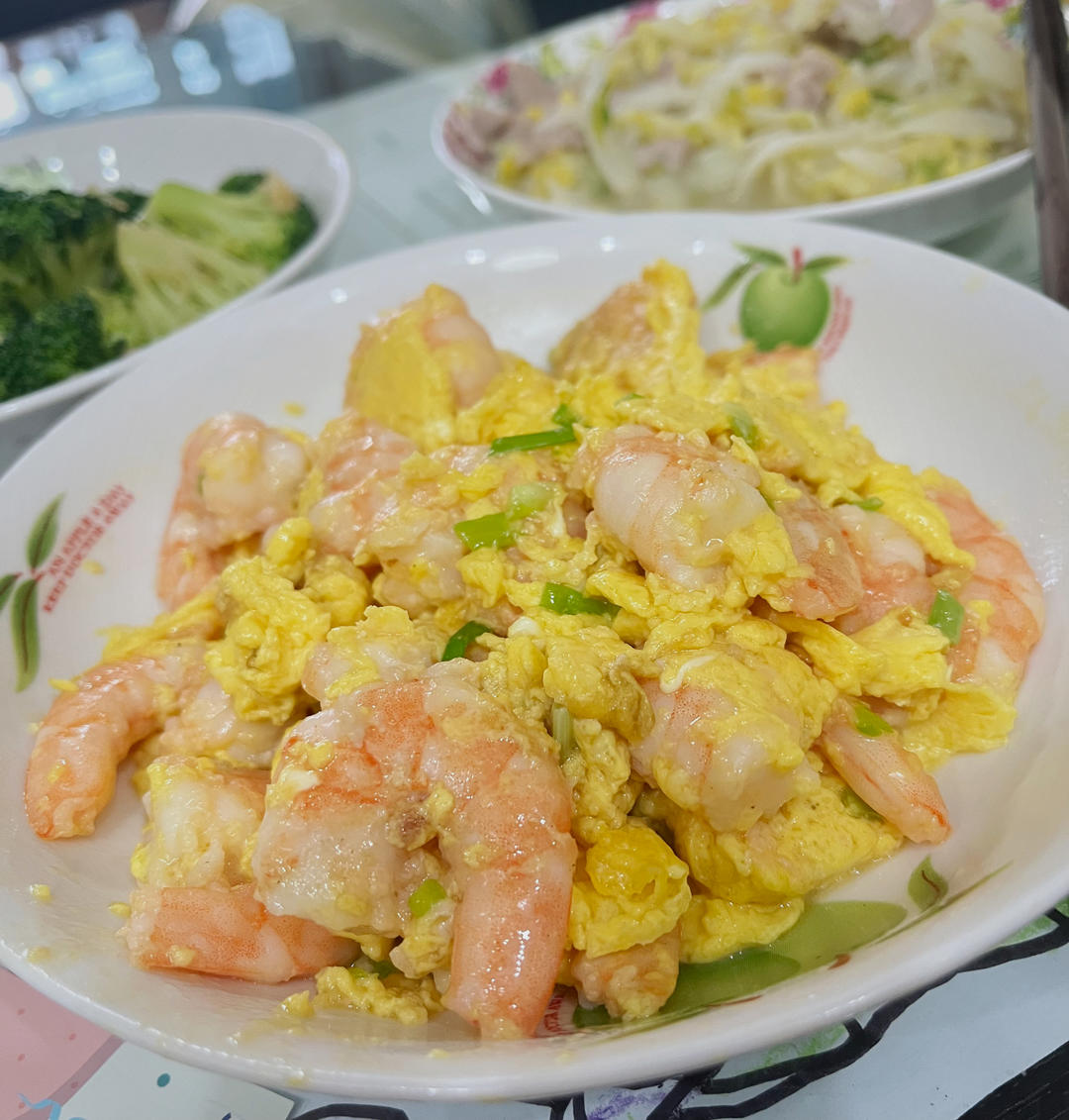 虾仁滑蛋