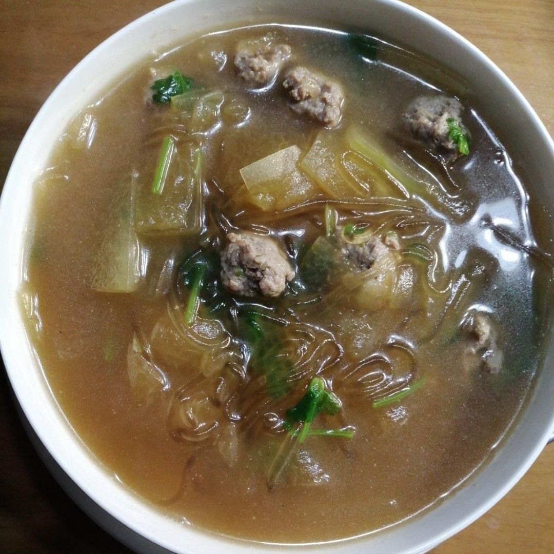 奶奶独门冬瓜丸子汤