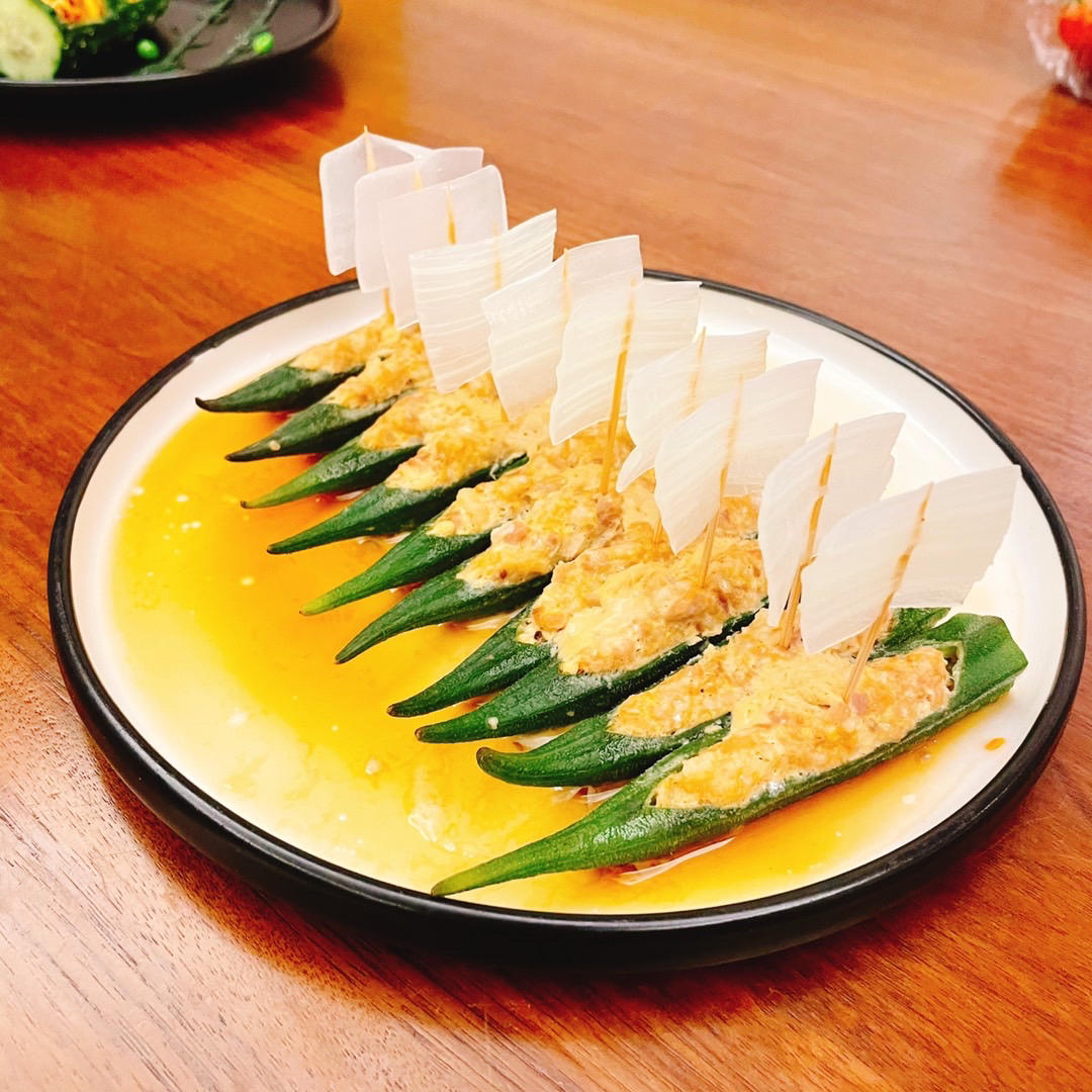 【秋葵酿肉】之扬帆远航、一帆风顺