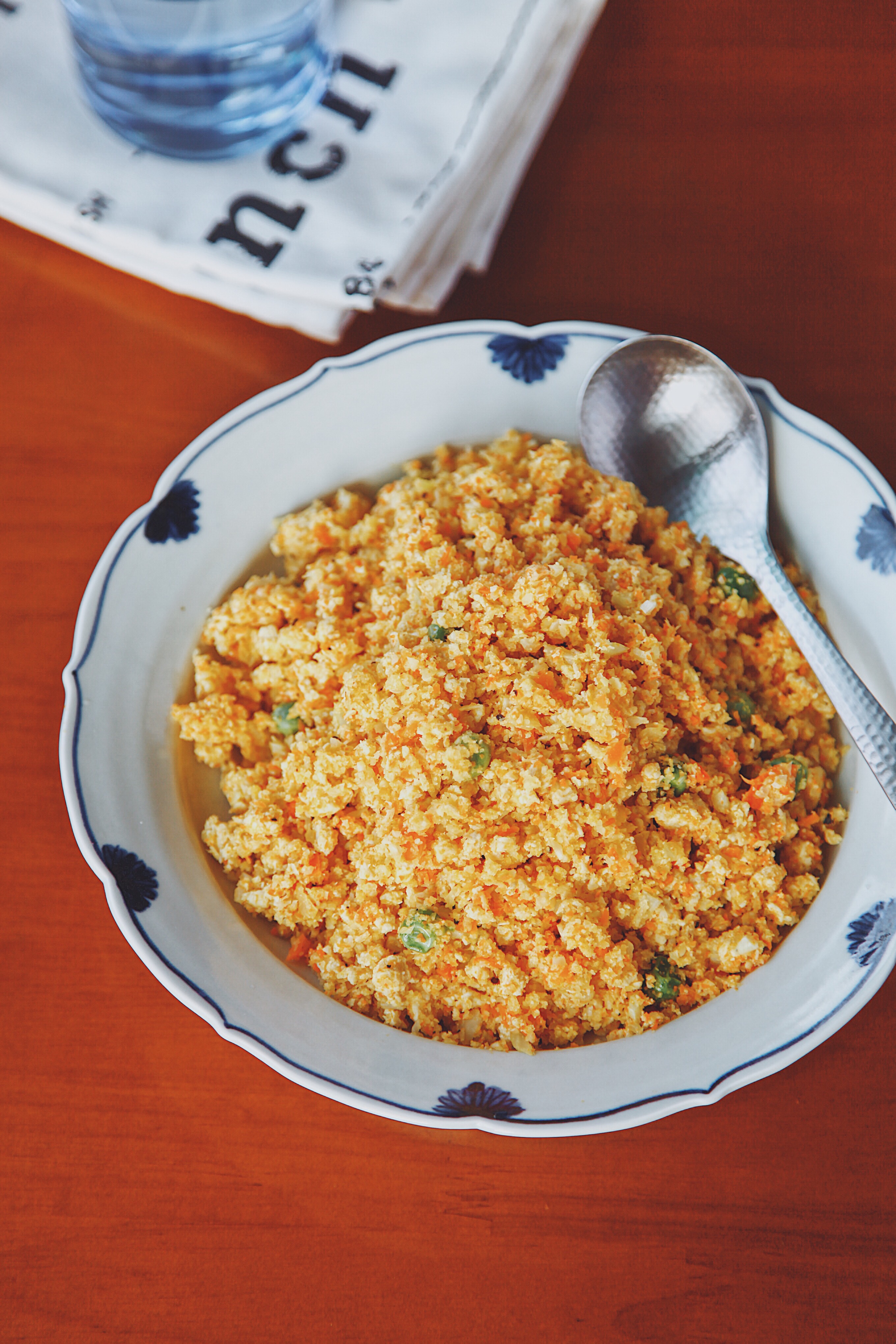 低碳水胡萝卜鸡肉菜花饭Cauliflower Rice的做法