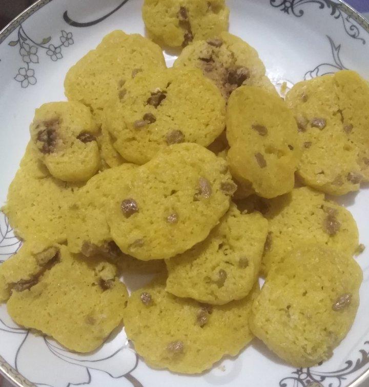 超简单蔓越莓饼干（免烤微波炉版）