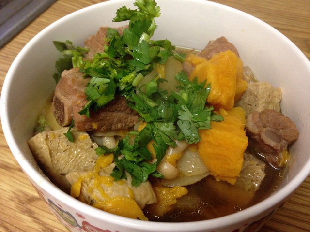 土豆炖排骨
