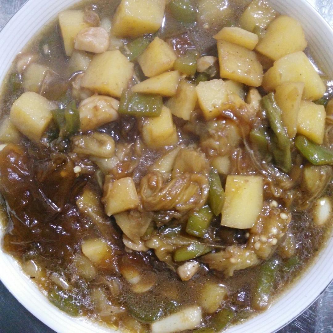 土豆炖茄子