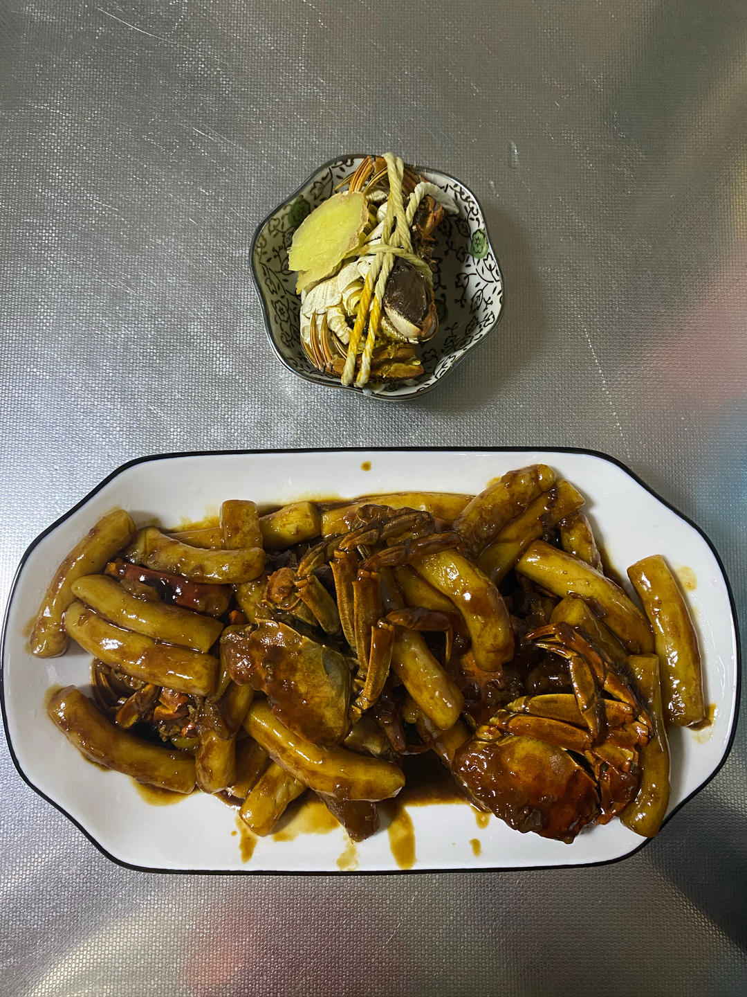 毛蟹炒年糕