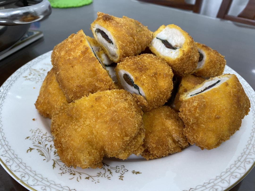 日式梅干紫苏炸鸡扒的做法 步骤8