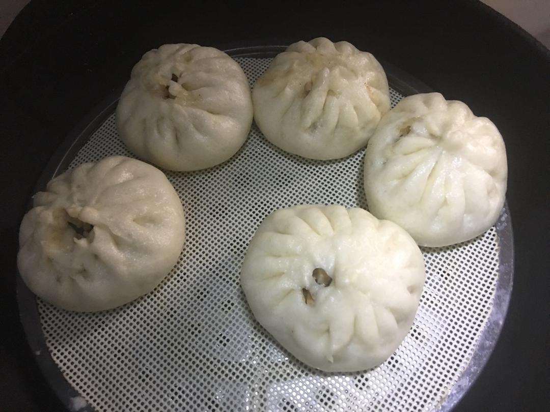 香干莲藕素包子（附视频。一次性发酵）